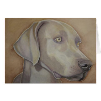 Weimeraner in Watercolour Cards