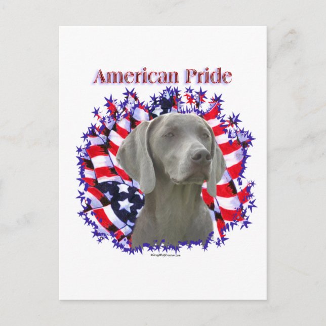 Weimeraner Pride Postcard (Front)