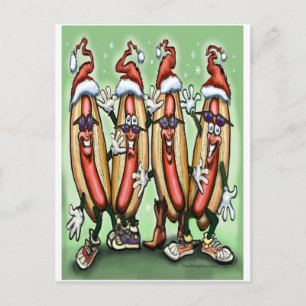 Weiner Christmas Holiday Postcard