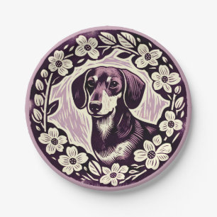 Weiner Dog Dachshund Sausage dogs pet              Paper Plates