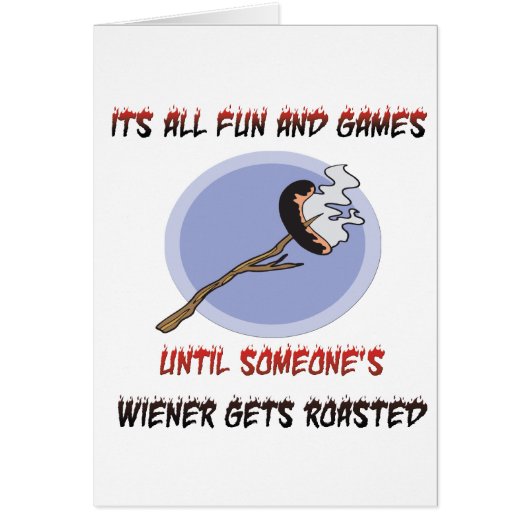 Weiner Gets Roasted Cards (Front)
