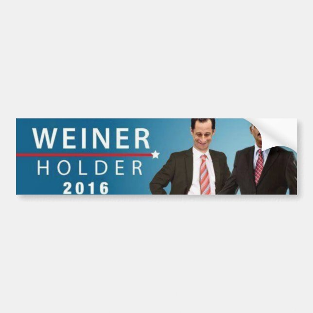 Weiner Holder 2016 Bumper Sticker (Front)