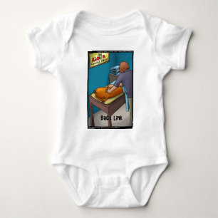 Weiner Massage aka Backlink Funny Gifts & Cards Baby Bodysuit