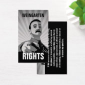 WEINGARTEN RIGHTS Business Card (Desk)