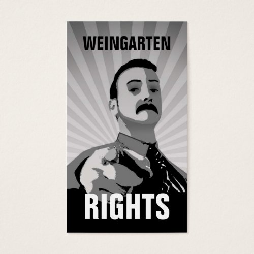 WEINGARTEN RIGHTS Business Card