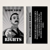 Weingarten Rights Card (Front & Back)