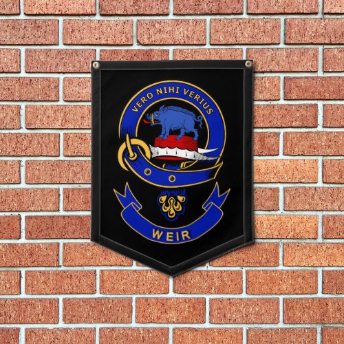 Weir Clan Badge Banner  Pennant