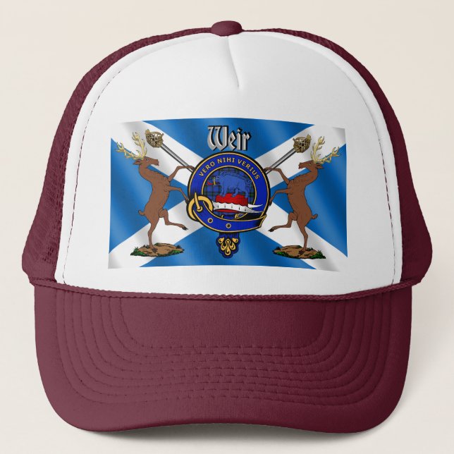 Weir Clan Badge Trucker Hat (Front)