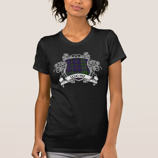 Weir Tartan Shield T-Shirt (Front)