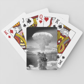 Weird and Wacky Nuclear Blast Mushroom Cloud Playing Cards