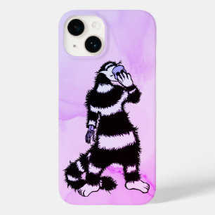 Weird Cat Skull Mask Whimsical Gothic Case-Mate iPhone 14 Case