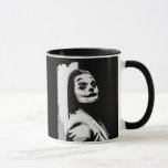 Weird creepy clown smiling mug<br><div class="desc">Weird creepy clown smiling. Cool design perfect for people who love horror movies,  games,  and comics. Grab this design as a birthday or Christmas gift for your boyfriend,  girlfriend,  brother,  sister,  or friend who loves creepy clowns. The design is also great for all Halloween lovers.</div>