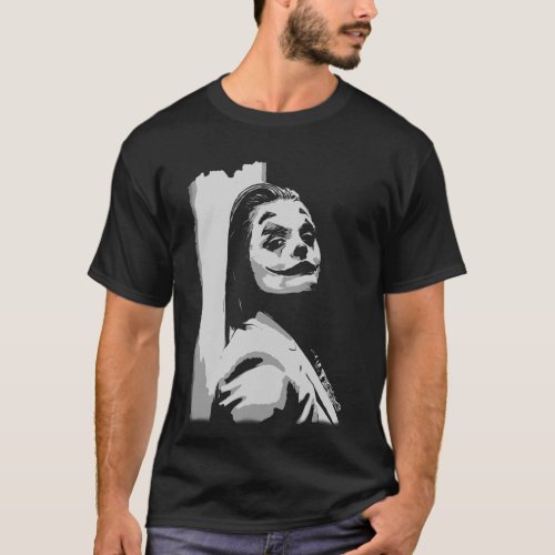 Weird creepy clown smiling T_Shirt