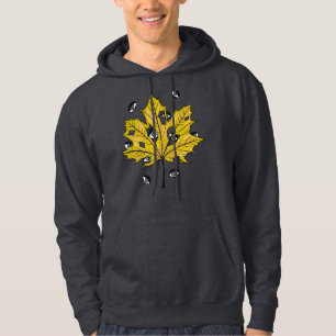 Weird Creepy Halloween Botanical Art Hoodie