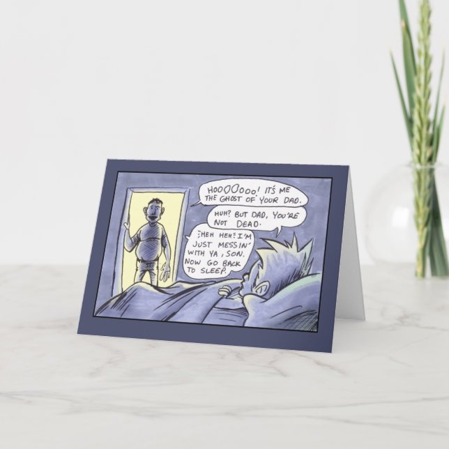 Weird Dad Jokes Fathers Day Card (Front)