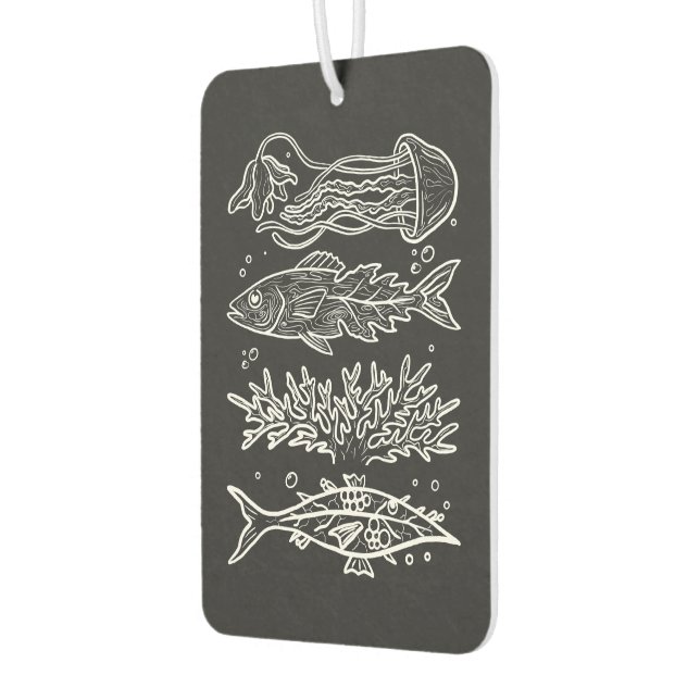 Weird Deep Sea Fish Air Freshener (Left)
