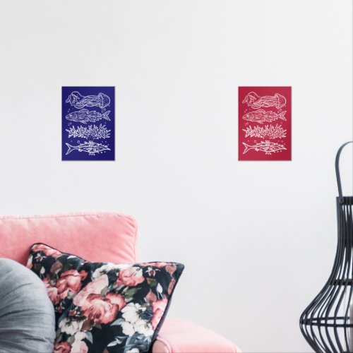 Weird Deep Sea Fish Wall Art Sets