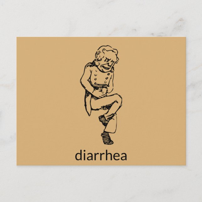 Weird Diarrhea Guy Postcard (Front)