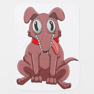 Weird Dog Meme Baby Blanket