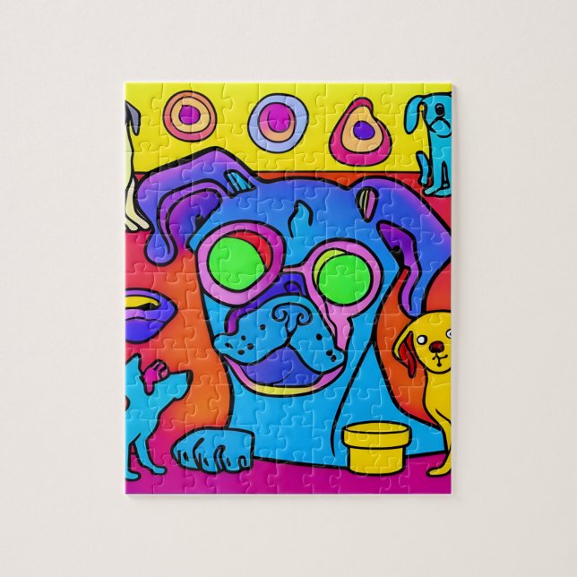 Weird Dogs Jigsaw Puzzle (Vertical)