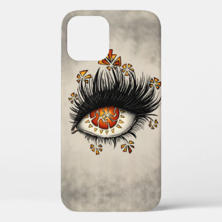 Weird Eye Creepy Cool Gothic Art iPhone 12 Case