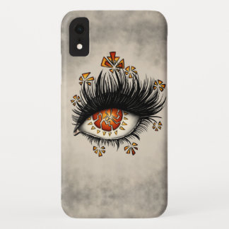Weird Eye Of Lava Digital Art iPhone XR Case