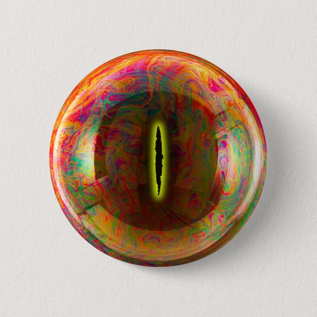 Weird Eye swirled colors Button (Front)