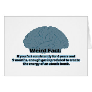 Weird Fact - Atomic Fart Cards