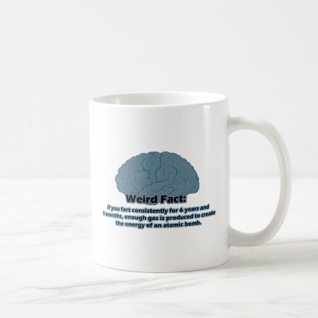 Weird Fact - Atomic Fart Coffee Mug (Right)