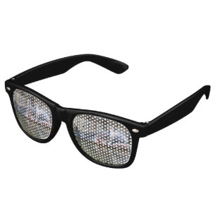 Weird Fantasy Anglerfish Graffiti Retro Sunglasses