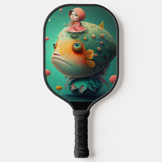 Weird Fish Pickleball Paddle (Front)