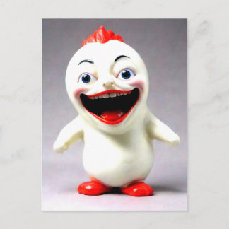 Weird Funny Figurine Postcard