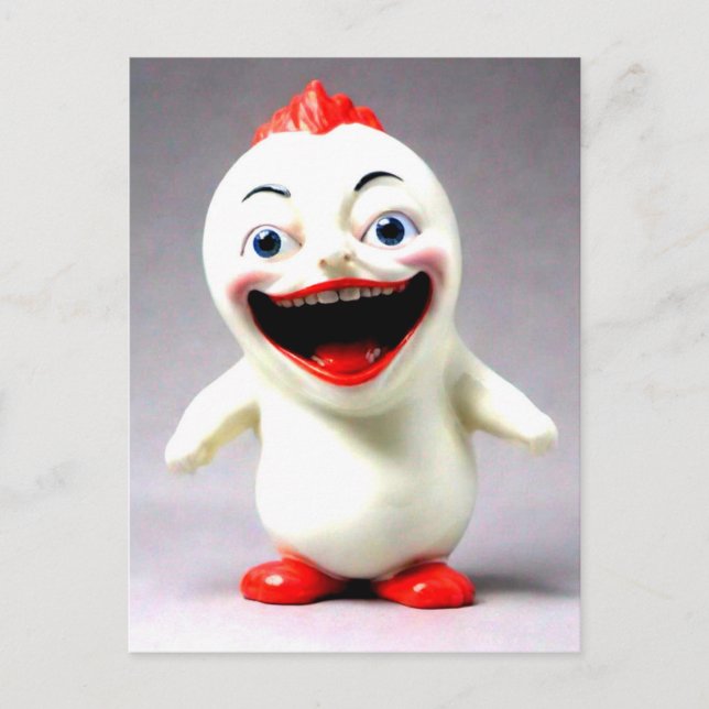 Weird Funny Figurine Postcard (Front)