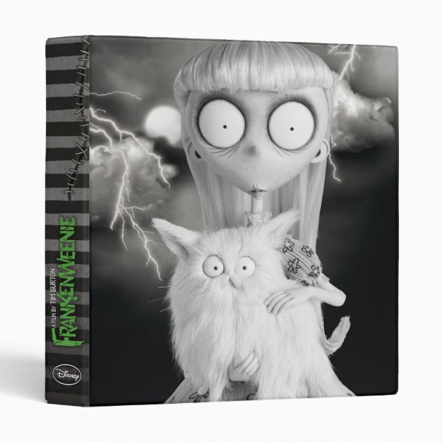 Weird Girl 3 Ring Binder (Front/Spine)