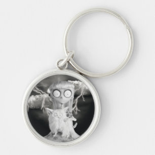 Weird Girl Keychain