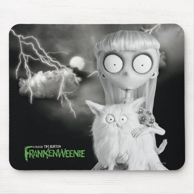 Weird Girl Mouse Pad (Front)