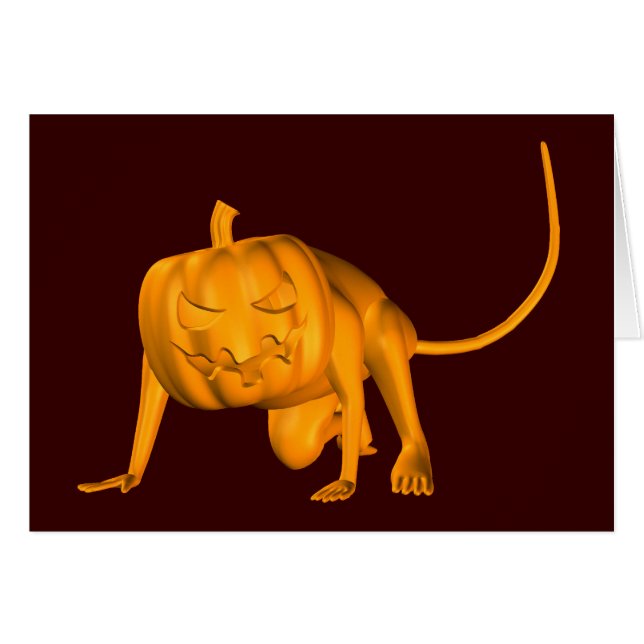 Weird Halloween Rat Cards (Front Horizontal)