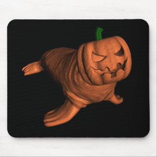 Weird Halloween Walrus Mouse Pad