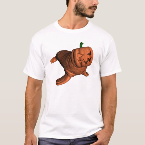 Weird Halloween Walrus T_Shirt