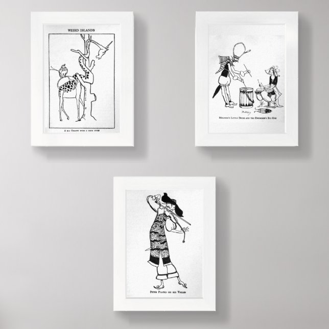 Weird Islands 1920's Art Prints (Front)