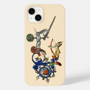 WEIRD MEDIEVAL BESTIARY,Killer Rabbits with Sword Case-Mate iPhone 14 Plus Case