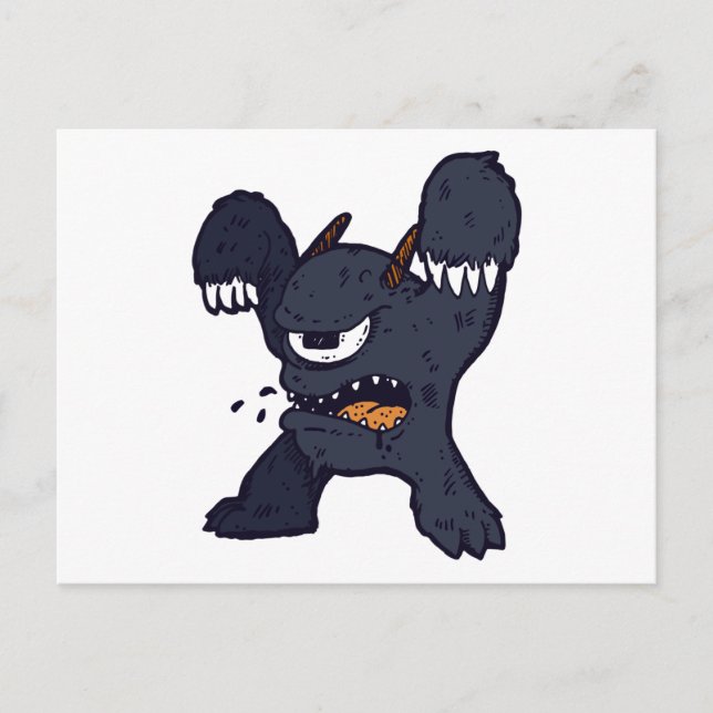 Weird Monster Postcard (Front)