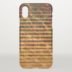 Weird orange stripes and small squares in lines iPhone XS case