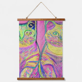 weird psychedelic kool katz 38 hanging tapestry