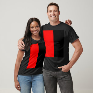 Weird Red and Black CUSTOMIZABLE T-Shirt