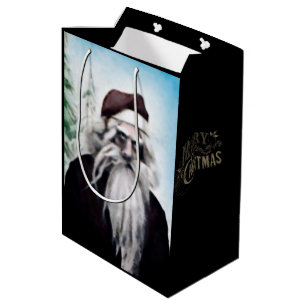 Weird Santa Medium Gift Bag