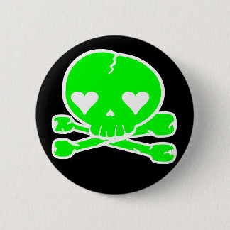 Weird Skull Goth Kawaii Style Button