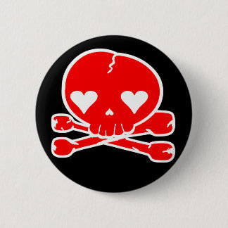Weird Skull Goth Kawaii Style Button