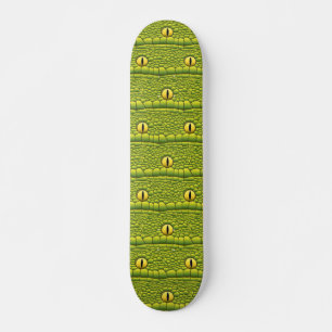 Weird Snake Lover Reptile Eyes Skin Pattern Skateboard