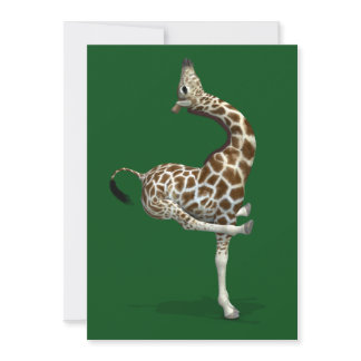 Weird Sportive Giraffe